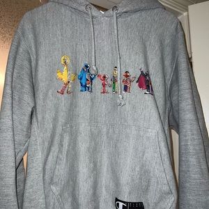 Reverse weave men’s hoodie